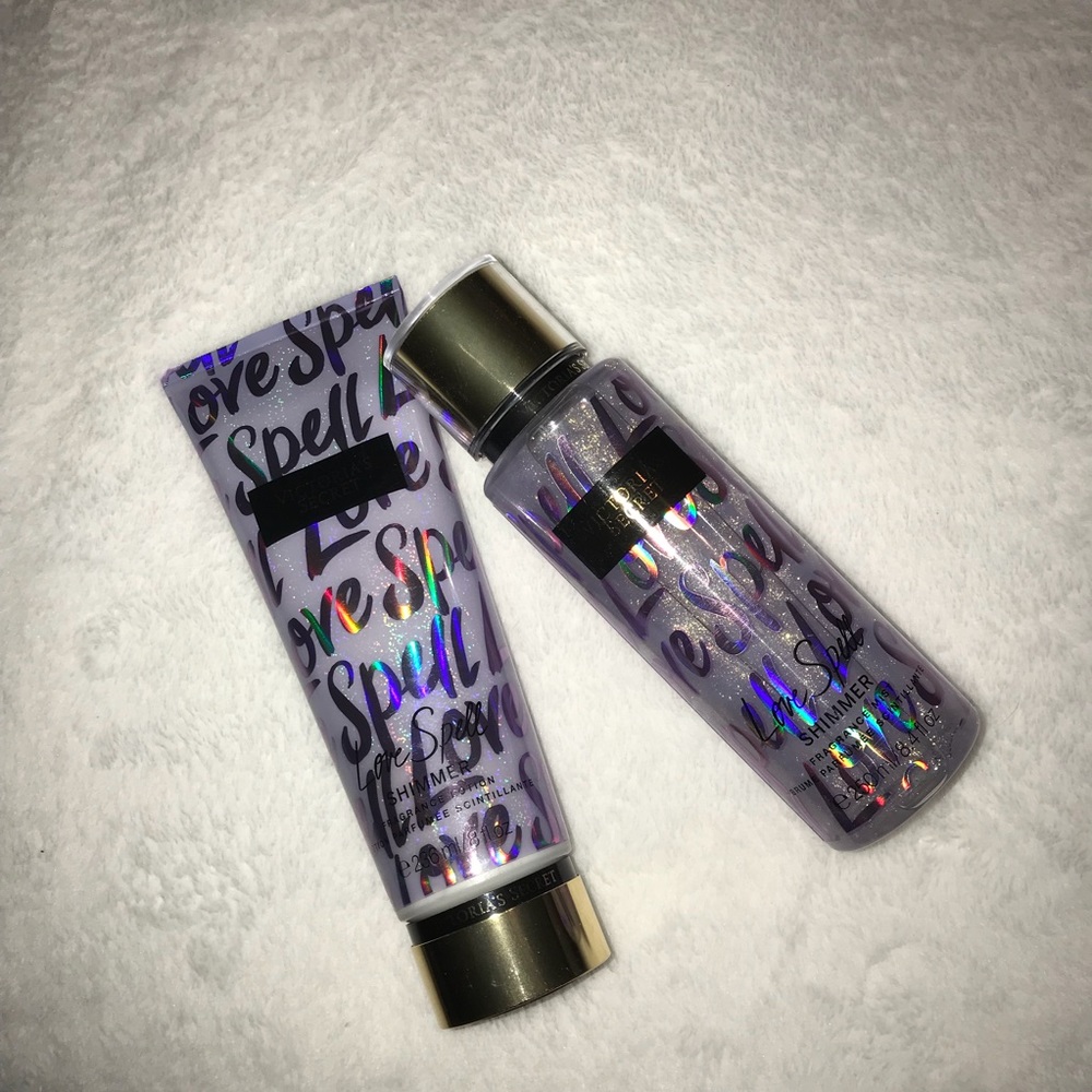 Victoria’s Secret Love Spell shimmer lotion & mist
